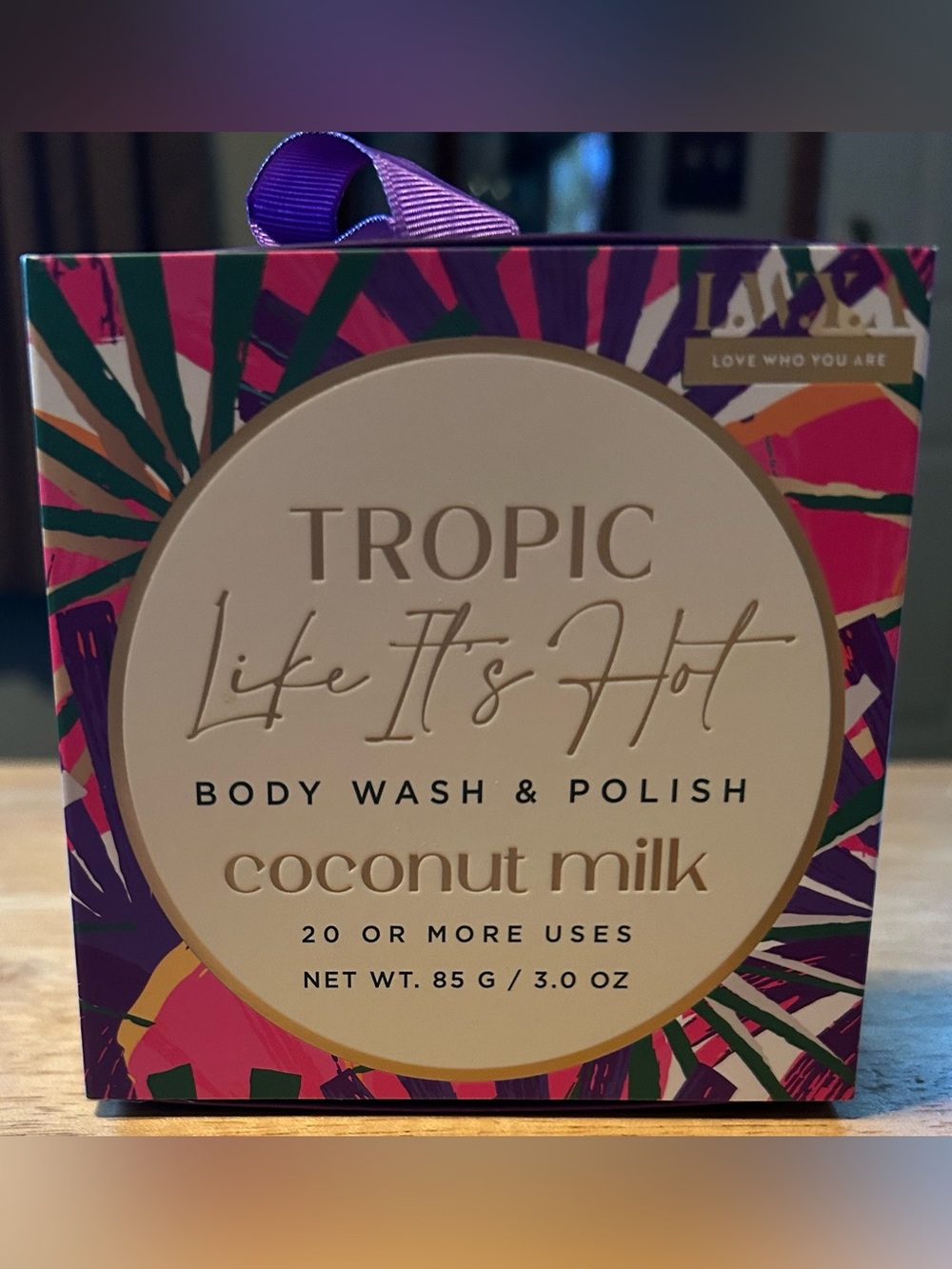 Tropic Life It's Hot Coconut Milk Body Wash & Polish - Purple